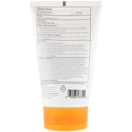 Derma E, Esfoliante Antiacne para Poros Profundos, 2% de Ácido Salicílico e Complexo Antimanchas, 113 g (4 oz) - Image 2