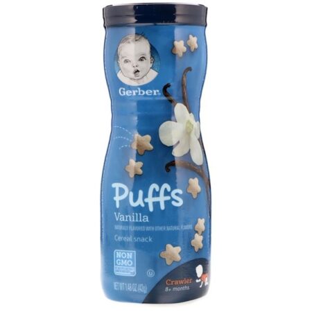 Gerber, Puffs Cereal Snack, 8+ Months, Vanilla, 1.48 oz (42 g)