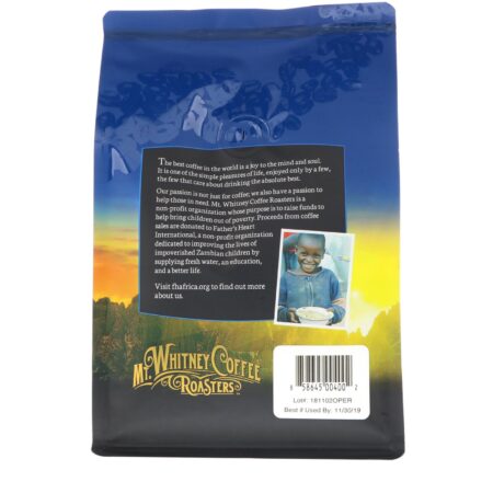 Mt. Whitney Coffee Roasters, Organic Peru, Café em Grão Integral Torrado Médio, 340 g (12 oz) - Image 2