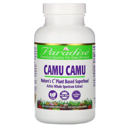 Paradise Herbs, Camu Camu, 180 Vegetarian Capsules