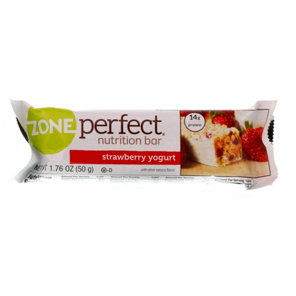 ZonePerfect, Barras de nutrição, Morango Iogurte, 12 barras, 1,76 oz (50 g) Cada - Imagem 4