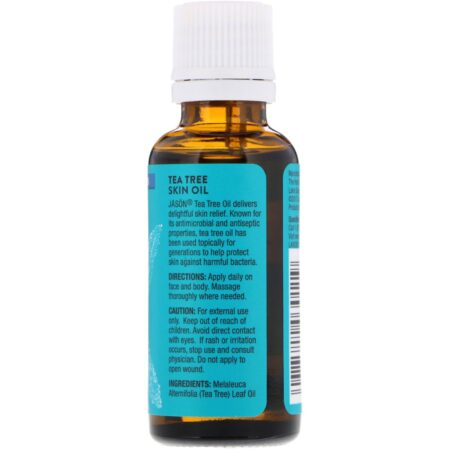 Jason Natural, Skin Oil, Tea Tree, 1 fl oz (30 ml) - Image 2