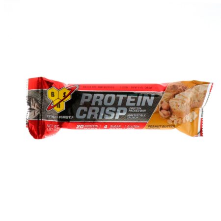 BSN, Protein Crisp, Sabor Manteiga de Amendoim Crocante, 12 Bares, 56 g (1,97 oz) Cada - Image 4