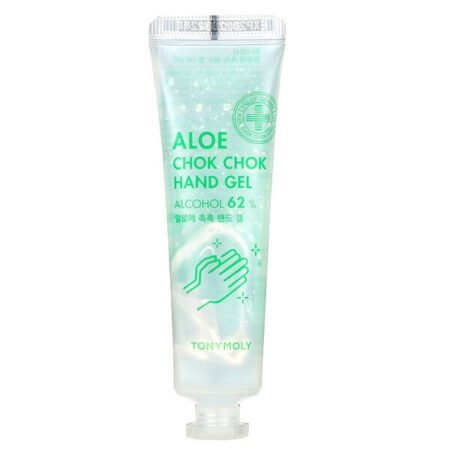 Tony Moly, Chok Chok, Higienizador de Mãos com Babosa, Álcool 62%, 30 ml (1 fl oz)