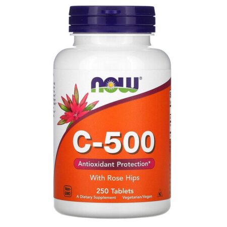 Now Foods, C-500 com Rosa Mosqueta, 250 Comprimidos