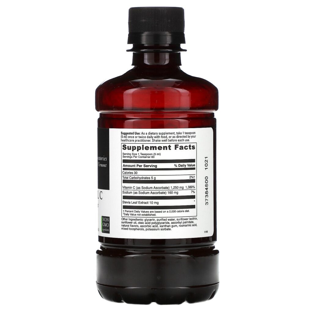 DaVinci Laboratories of Vermont, Liposomal C, 300 ml (10,15 oz) - Imagem 2