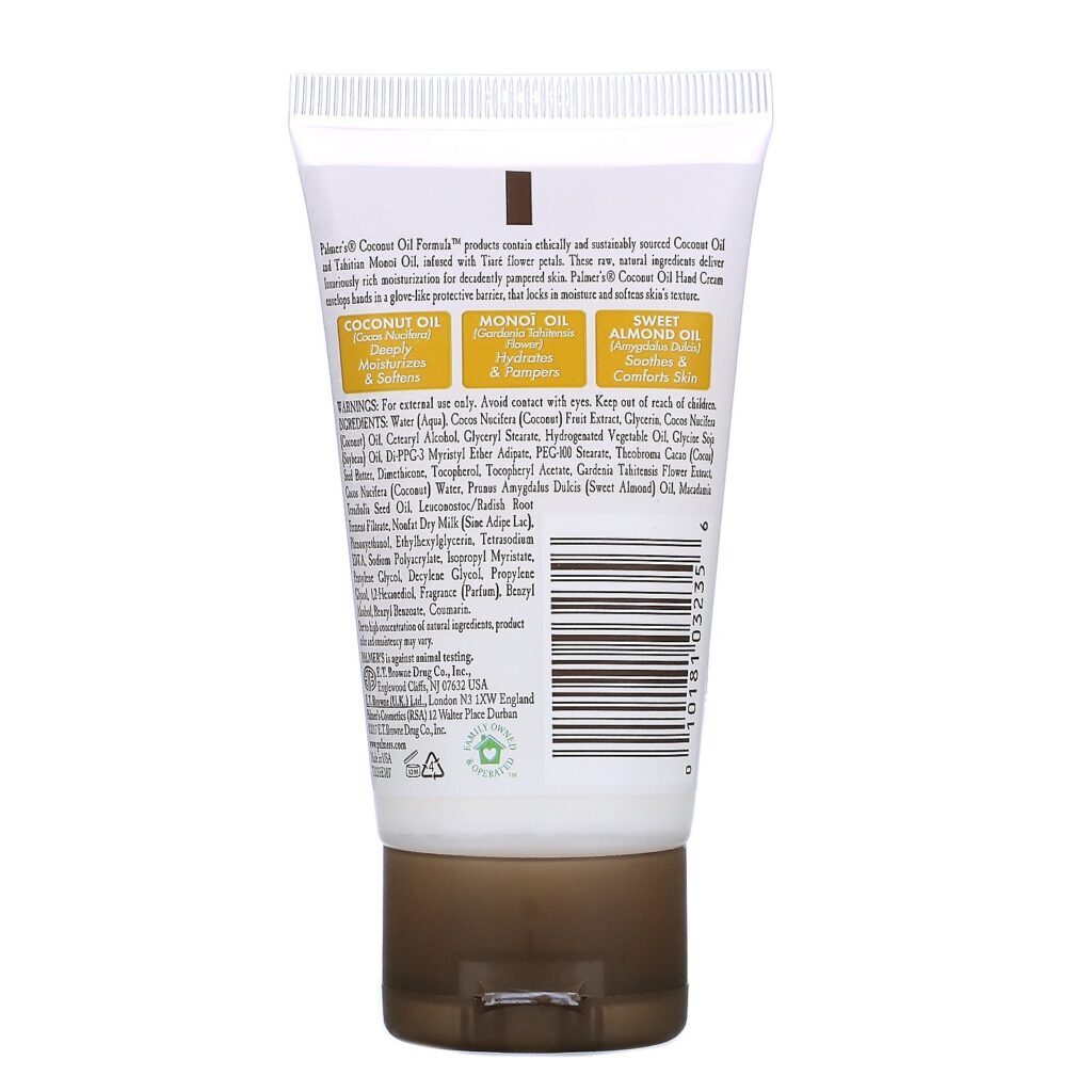 Palmer's, Óleo de Coco, Creme para as Mãos, 2.1 oz (60 g) - Imagem 2