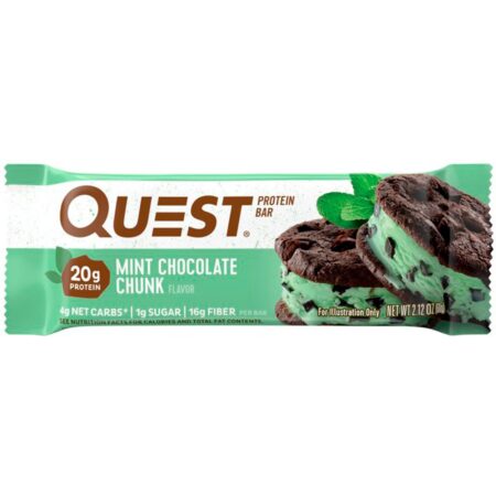 Quest Nutrition, Barra de Proteínas, Chocolate com Hortelã, 12 Barras, 60 g (2,12 oz) Cada - Image 4