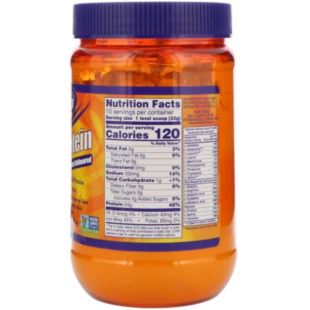 Now Foods, Proteína de ervilhas, natural sem sabor, 12 oz. (340 g) - Image 2