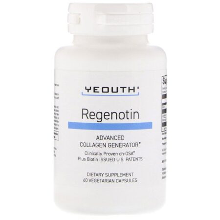 Yeouth, Regenotin, Gerador de Colágeno Avançado, 60 Cápsulas Vegetarianas