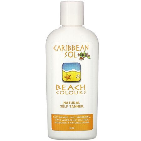 Caribbean Solutions, Beach Colors, Autobronzeador Natural, 6 oz