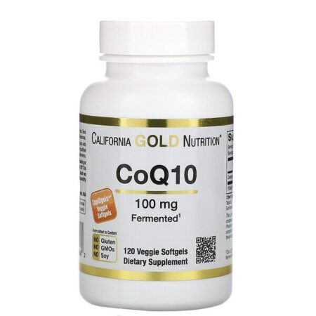 California Gold Nutrition, CoQ10, 100 mg, 120 Cápsulas Softgel Vegetais