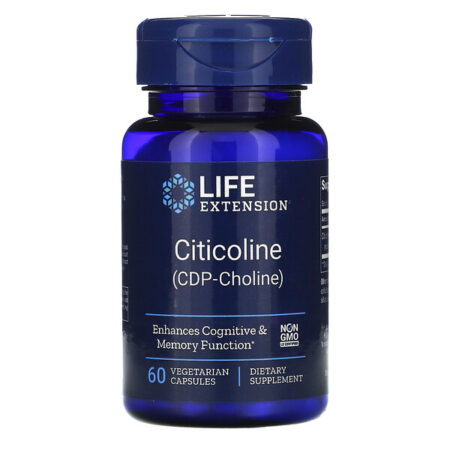 Life Extension, Citicoline, 60 Vegetarian Capsules