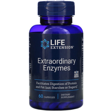 Life Extension, Enzimas Extraordinárias, 60 Cápsulas