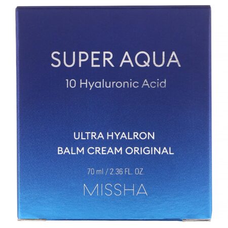 Missha, Super Aqua, Ultra Hyalron Balm Cream Original, 2.36 fl oz (70 ml) - Image 2