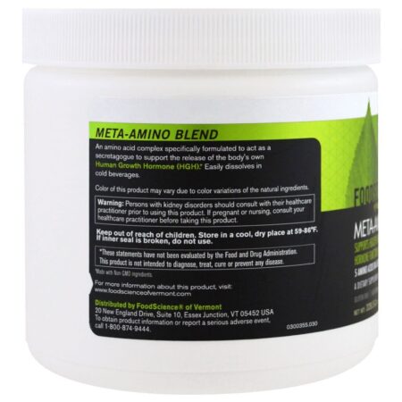 FoodScience, Composto de Meta-Aminoácidos, 11,6 oz (328,5 g) — foto 3