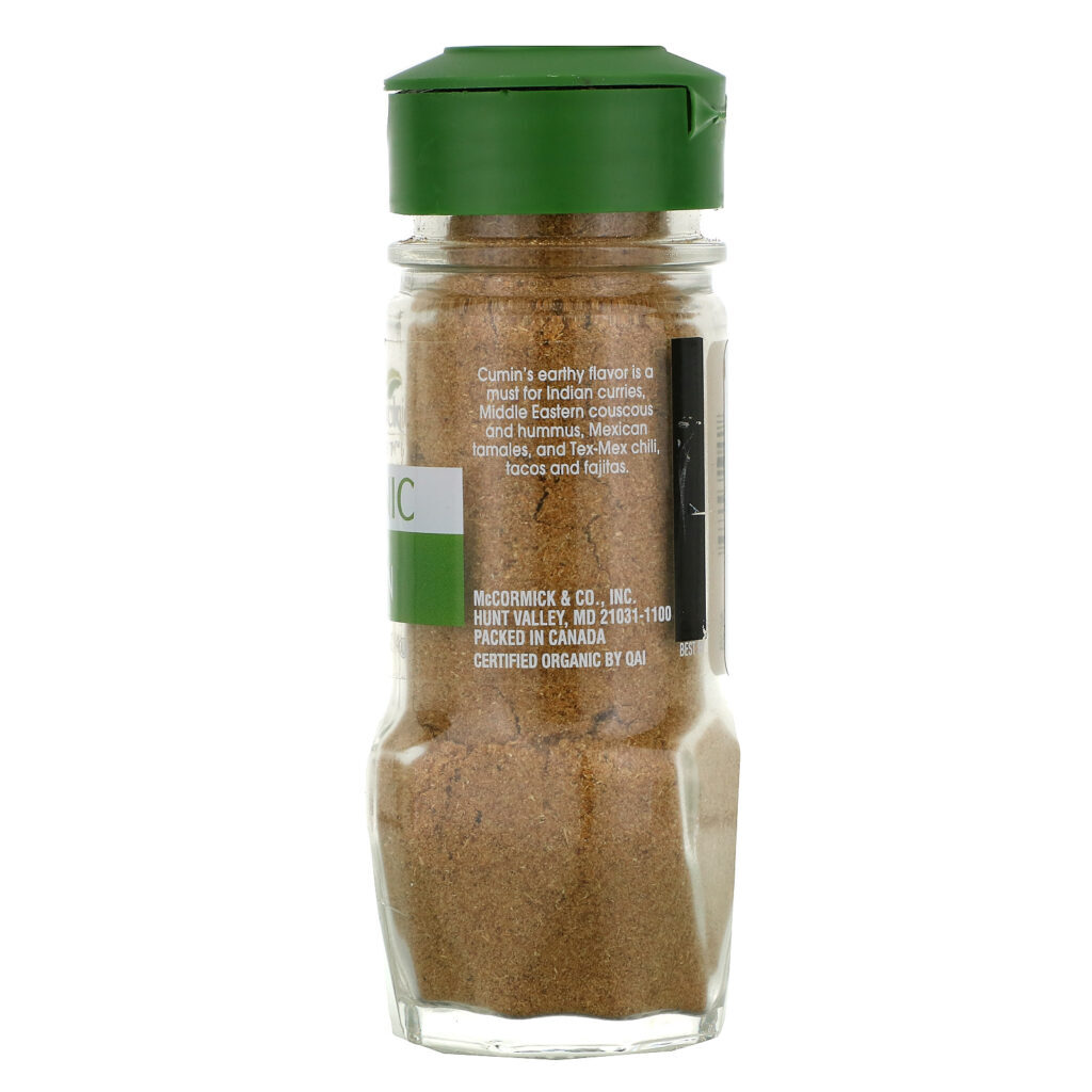 McCormick Gourmet, Orgânico, Cominho Moído, 1,5 oz (42 g) - Imagem 2