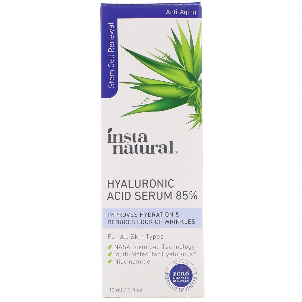 InstaNatural, Hyaluronic Acid Serum 85%, Anti-Aging, 1 fl oz (30 ml) - Imagem 2
