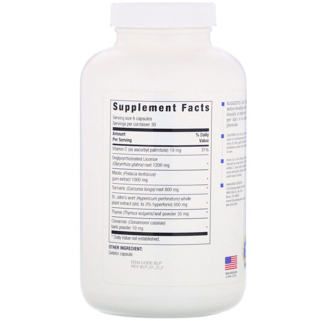 Life Enhancement, Bye-Lori Plus, 180 Cápsulas - Imagem 2