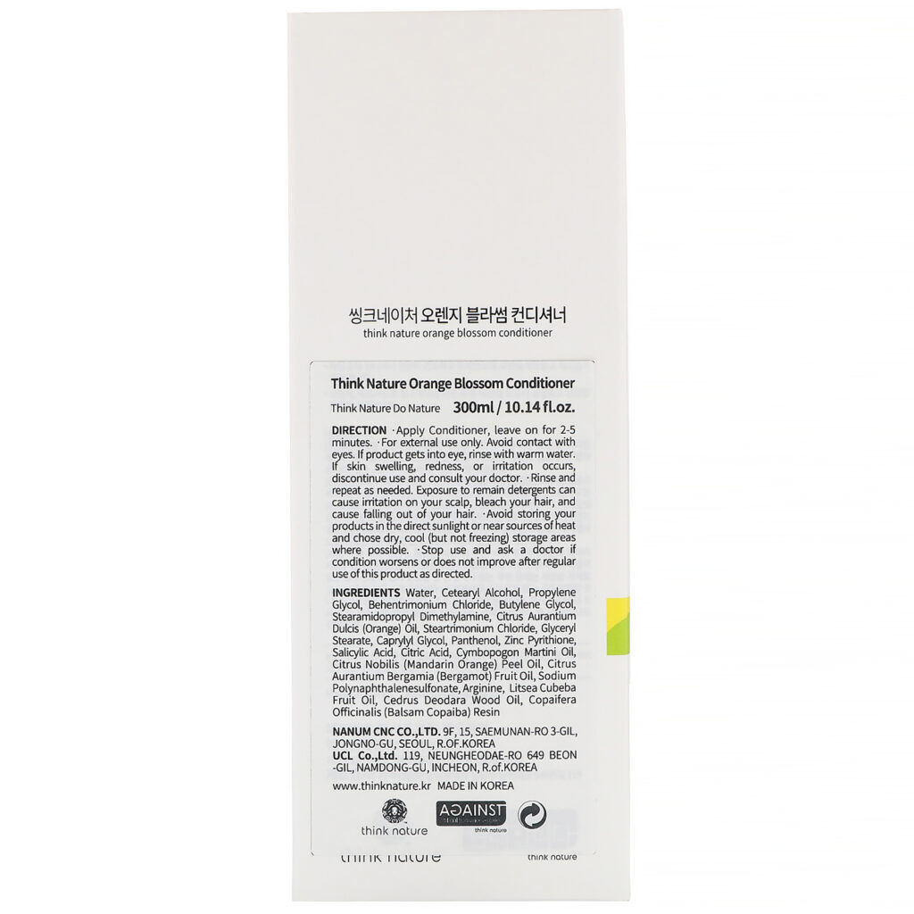 Think Nature, Condicionador, Flor de Laranjeira, 300 ml (10.14 fl. oz) - Imagem 3