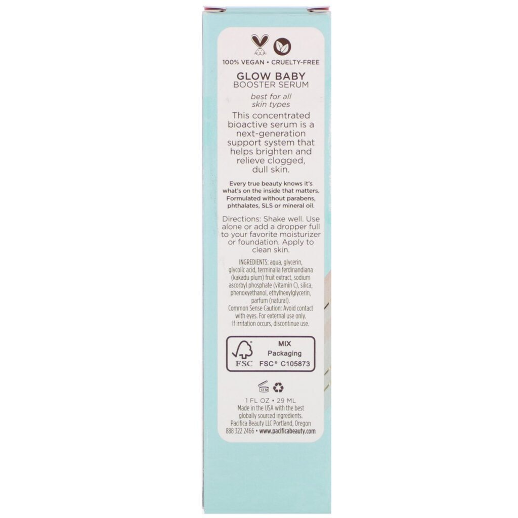 Pacifica, Sérum Booster Brilho de Bebê, 1 fl oz (29 ml) - Imagem 3