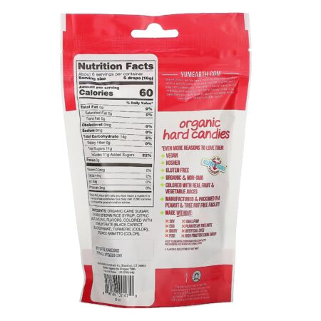 YumEarth, Balas Orgânicas, Frutas Favoritas, 3,3 oz (93,6 g) - Image 2