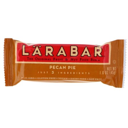 Larabar, The Original Fruit & Nut Food Bar, Pecan Pie, 16 Bars, 1.6 oz (45 g) Each - Image 4