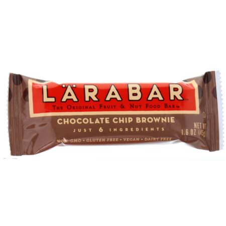 Larabar, The Original Fruit & Nut Food Bar, Chocolate Chip Brownie, 16 Bars, 1.6 oz (45 g) Each - Image 4