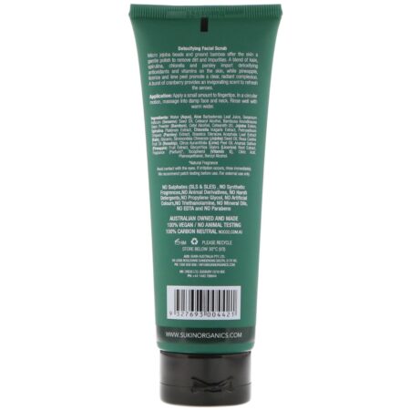 Sukin, Super Greens, Detoxifying Facial Scrub, 4.23 fl oz (125 ml) - Image 2