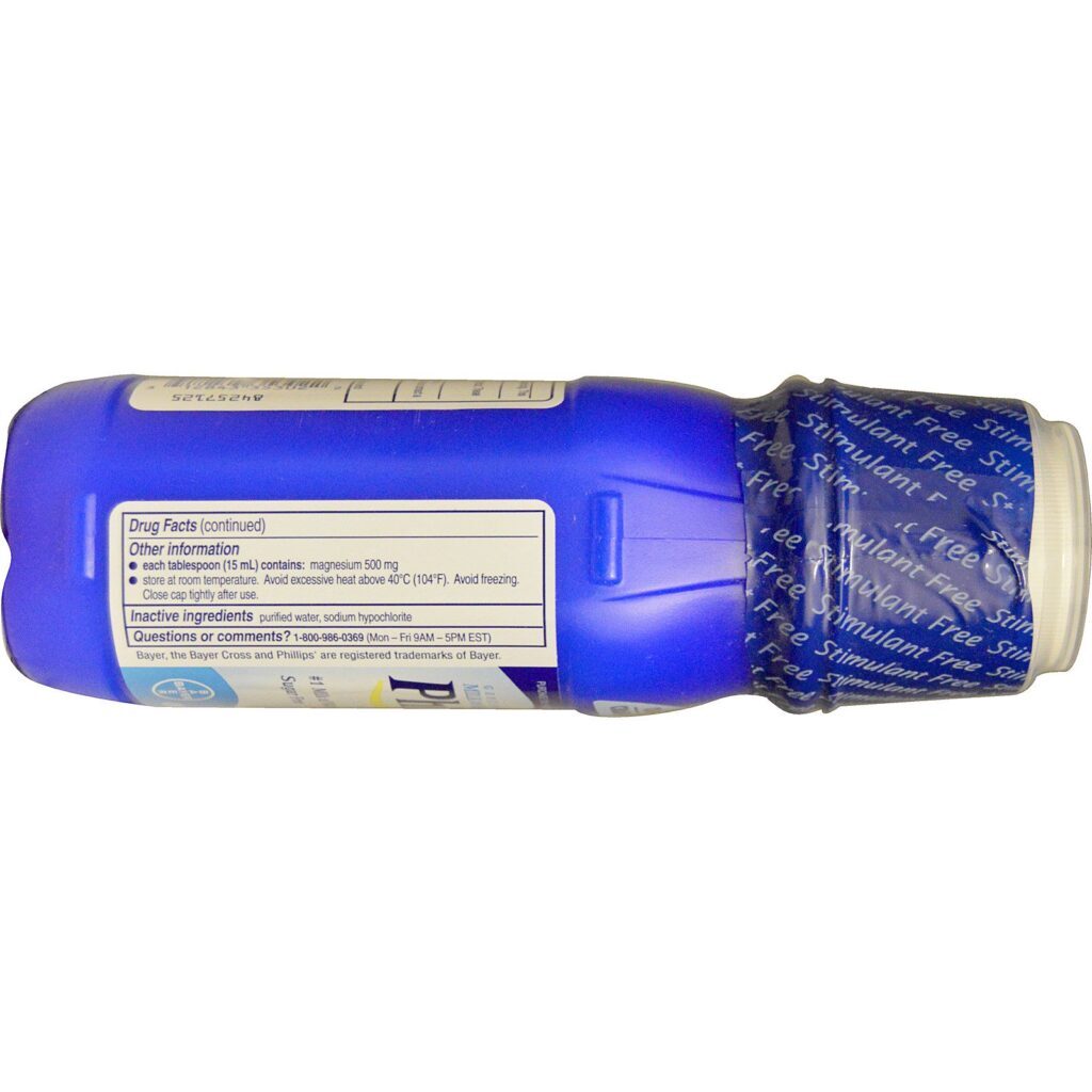 Phillip's, Leite Genuíno de Magnésia, Laxante Salino, Original, 355 ml (12 fl oz) - Imagem 3