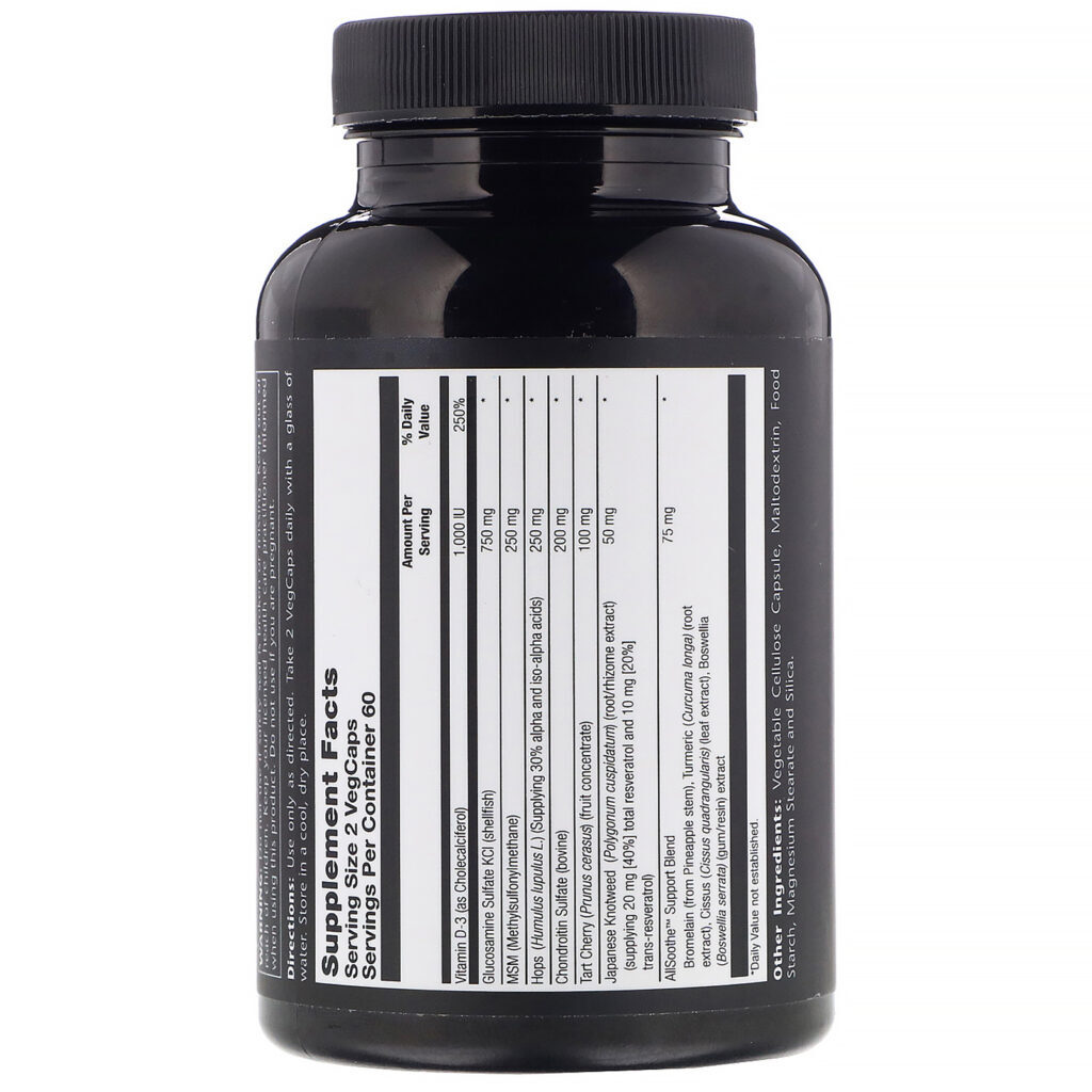 Natural Sport, AllSoothe, Joint Performance, 120 CápsVeg - Imagem 2