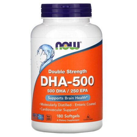 Now Foods, DHA-500/EPA-250, força dupla, 180 Softgel