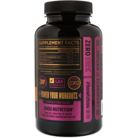 Zhou Nutrition, N.O. PRO With Beet Root, 120 Veggie Capsules - Image 2