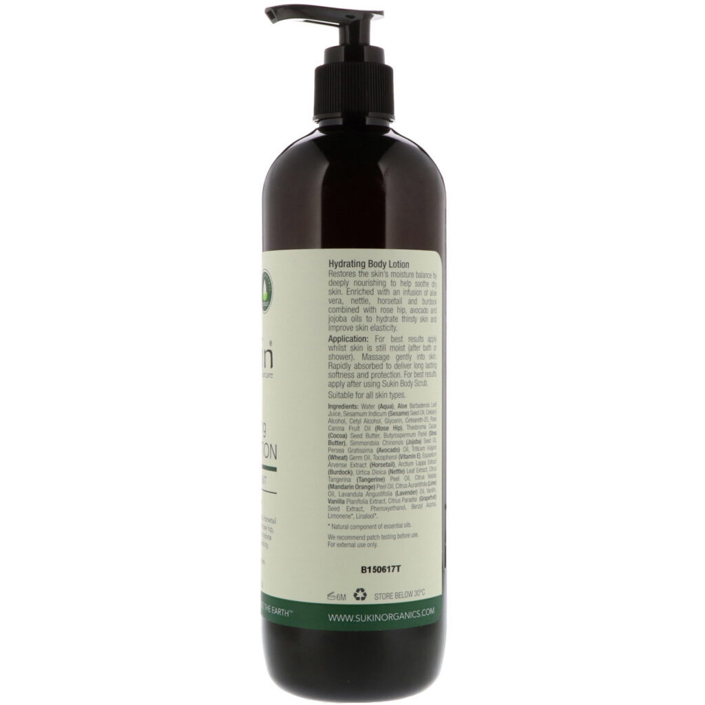Sukin, Hydrating Body Lotion, Original Scent, 16.9 fl oz (500 ml) - Imagem 2
