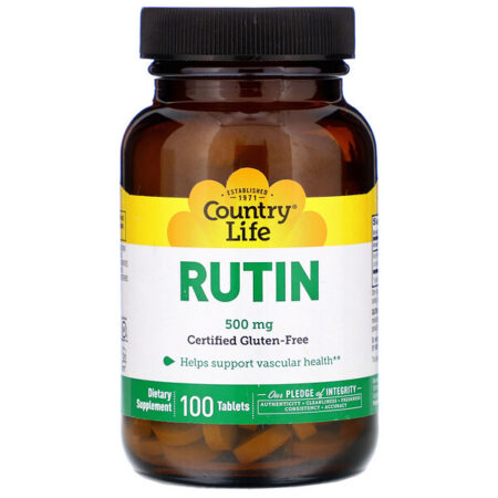 Country Life, Rutina, 500 mg, 100 tabletes