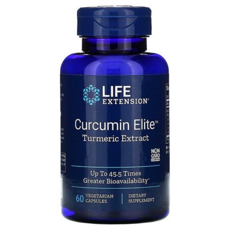 Life Extension, Curcumin Elite, Extrato de Cúrcuma, 60 Cápsulas Vegetarianas