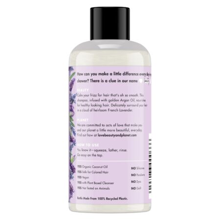 Love Beauty and Planet, Smooth and Serene Shampoo, Argan Oil & Lavender, 3 fl oz (89 ml) - Image 2