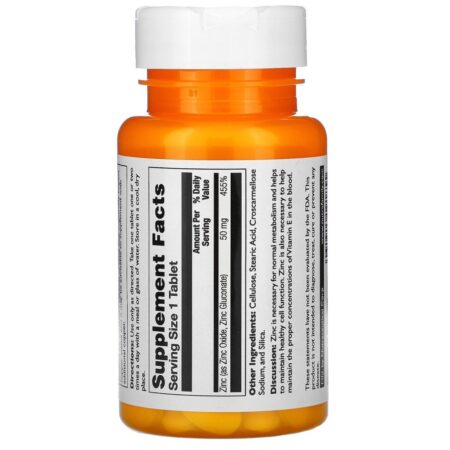 Thompson, Zinc, 50 mg, 60 Comprimidos - Imagem 2