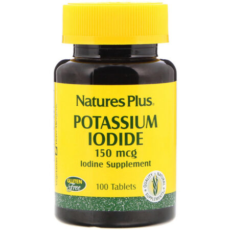 Nature's Plus, Iodídio de Potássio, 150 mcg, 100 Tabletes