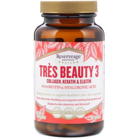 ReserveAge Nutrition, Tres Beauty 3, 90 Cápsulas - Image 3