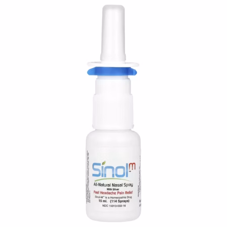 Sinol, SinolM, Spray Nasal 100% Natural, Alívio Rápido para a Dor de Cabeça, 15 ml - Imagem 2
