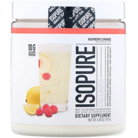 Isopure, Collagen, Raspberry Lemonade, 6.88 oz (195 g)