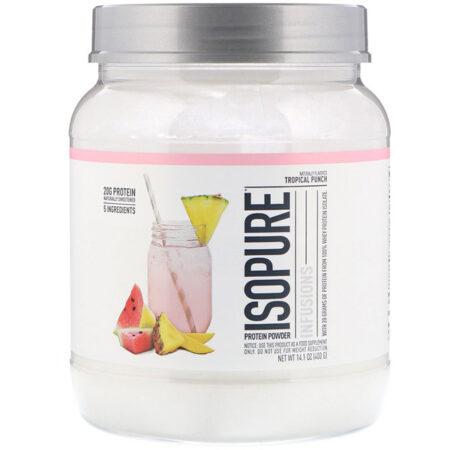 Isopure, Protein Powder Infusions, Tropical Punch, 14.1 oz (400 g)