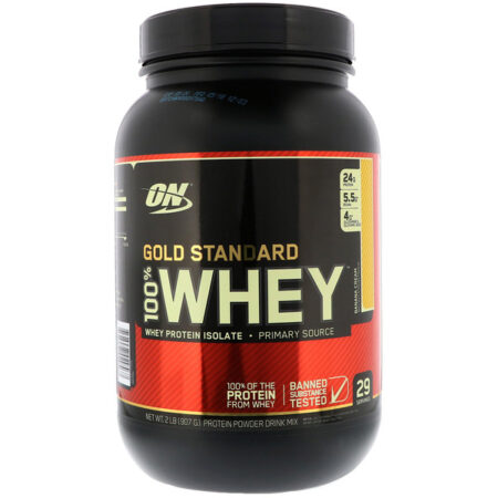 Optimum Nutrition, Gold Standard 100% Whey, Creme de Banana, 907 g (2 lb)