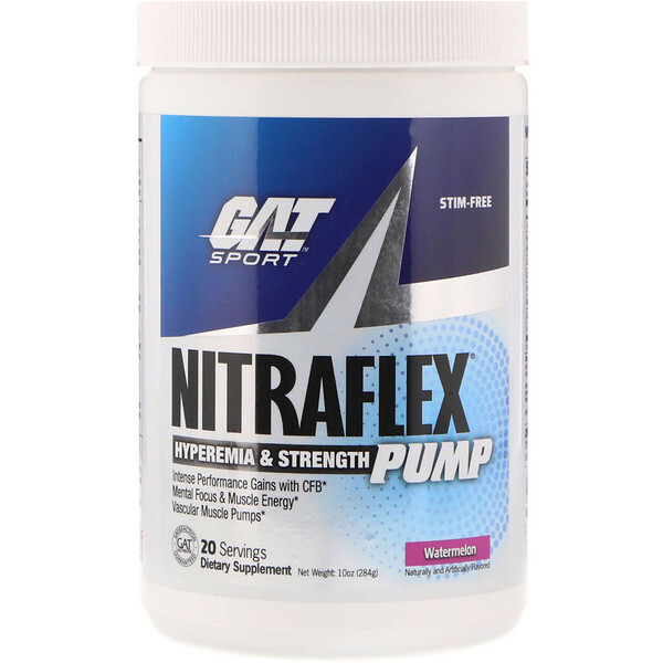 GAT, Bomba Nitraflex, Melancia, 10 onças (284 g)