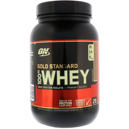 Optimum Nutrition, Gold Standard 100% Whey, Chocolate Malt, 2 lb (907 g)