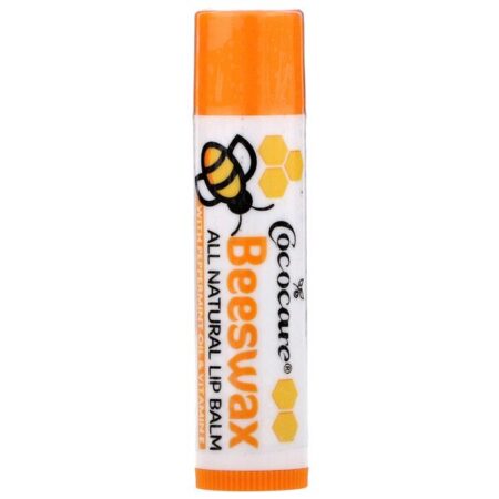 Cococare, Beeswax, All Natural Lip Balm, .15 oz (4.2 g)