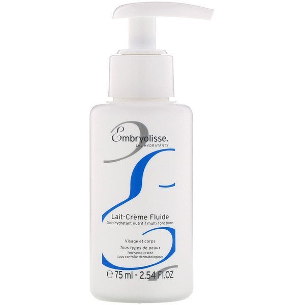 Embryolisse, Fluido Lait-Creme, Hidratante Nutritivo Multifuncional, 2,54 fl oz (75 ml)