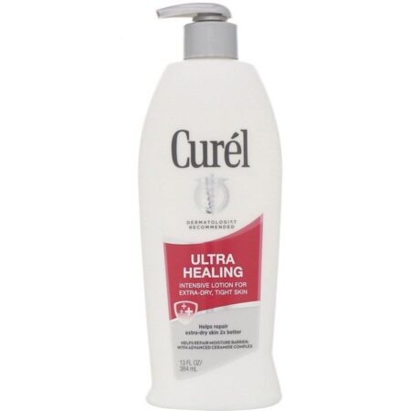 Curel, Loção de tratamento superintensivo para pele extrasseca, 13 fl oz (384 ml)