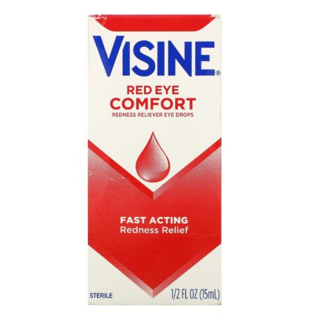 Visine, Red Eye Comfort, Redness Reliever Eye Drops, 1/2 fl oz (15 ml) - Image 2